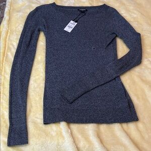 Express Charcoal Women's Crew Neck Sweater